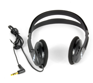 HED 024 STEREO FOLDING HEADPHONES.